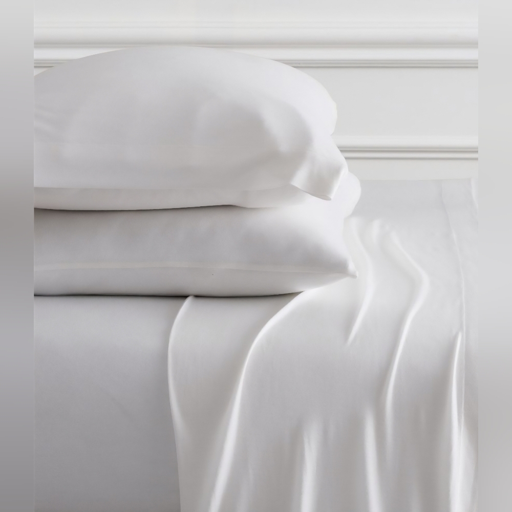 ❤️BUY 2 GET 1 FREE  Jersey TENCEL™ Modal Sheet Set, King, White, Retail $209.00